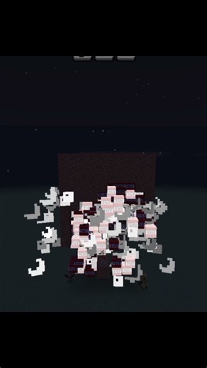 Blowing up a GIANT CUBE in minecraft!🤯 #viral #minecraft #cube #shorts #fyp