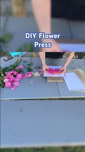 We Built a DIY Flower Press and It Actually Worked
