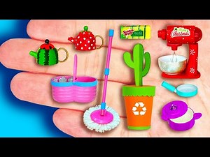 40 EASY DIY MINIATURE IDEAS FOR DOLLHOUSE BARBIE