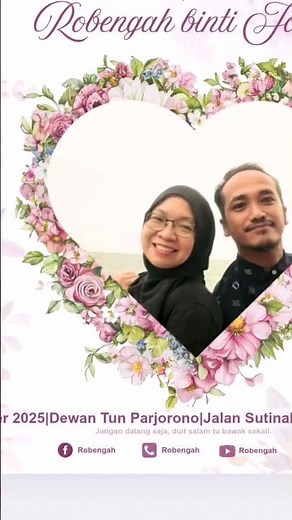 Template wedding Canva percuma
