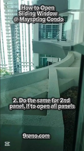 How to open correctly for sliding window with 3 panels. #slidingwindows#slidingwindow