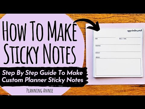How To Print On Sticky Notes