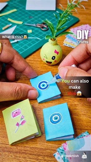 How to Make Mini Notebook 📒 | Easy DIY Cute Craft #diy #artandcraft #notebookstyle #craft