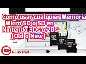 ⭐Formatear Memoria para Nintendo 3ds o 2ds (Old o New) ⭐Como usar Memorias de 64GB, 128GB o mas.
