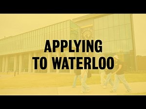 Applying to Waterloo webinar