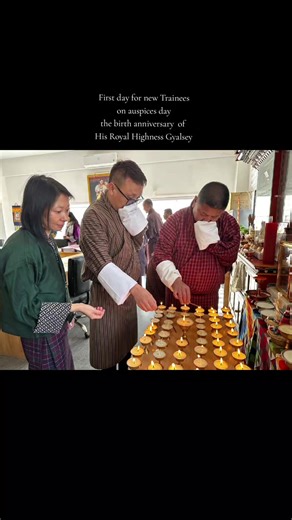 First Day for New Trainees Celebrating Royal Birth Anniversary