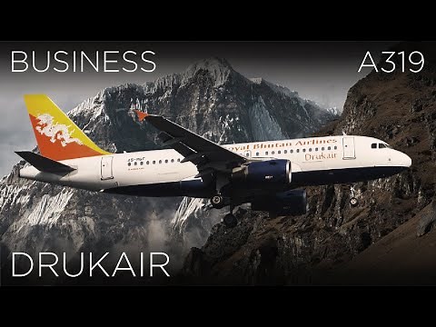 DRUKAIR A319 Business Class | Delhi to Paro (Full Review in 4K)
