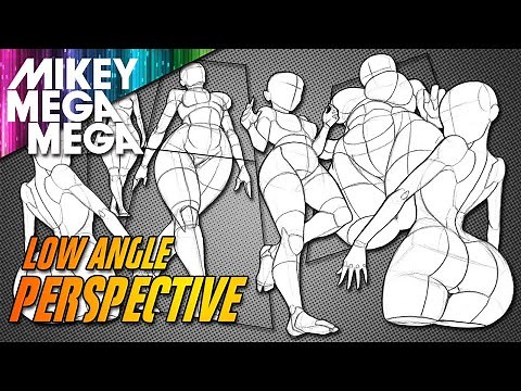 LOW ANGLE LADIES (How to Draw Perspective)