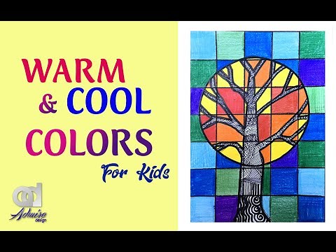 Warm and Cool Colors Art lesson