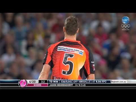 Sixers vs Scorchers Super Over highlights