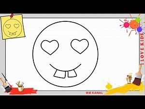 Emoji zeichnen schritt für schritt für anfänger & kinder - Zeichnen lernen 2