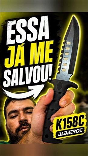 Melhor Faca de Pesca Custo Benefício? K158C Albatroz