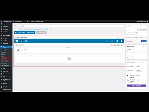 creote WPbakery mega menu creation