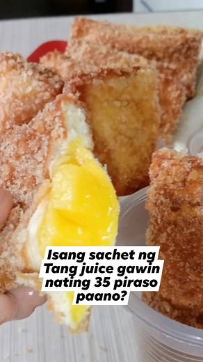 Isang sachet ng Tang juice gawin nating 35 piraso #mango #desserts #business #negosyo #trendingpost #trending #trendingnow #trendingreels #reels #meryenda #streetfood #mangopiealajollibee #reelsfb #reelsviral #reels2023 #reelsvideo #shortsvideos #viralreels #viral #viralvideo #Hapagkainan | Hapag Kainan