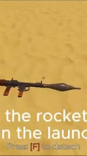 How to load the rocket launcher in a desert #roblox#adesert #tutorial #rocketlauncher