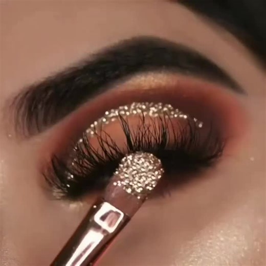 Eyemakeup tutorial 🧡✨ #eyes #look #tutorial #eyemakeup #foryou