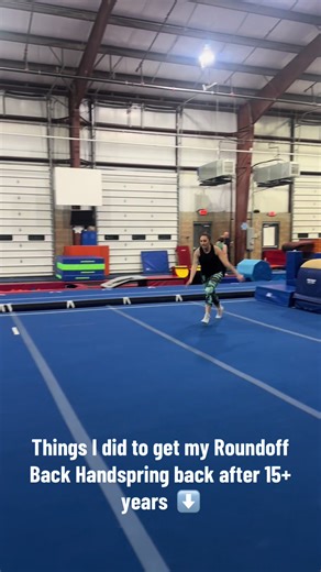 Getting Back Your Roundoff Back Handspring Tips