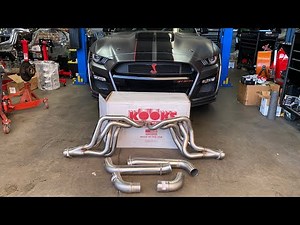 2020 GT500 KOOKS HEADERS INSTALL & SOUND CLIPS *SOUNDS INSANE*