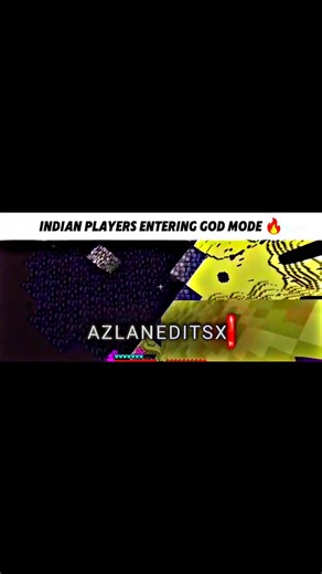 Indian players entering GOD mode 🖐️🔥🖐️ | #Minecraftedit #technogamerz #senpaiedit