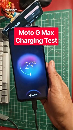 Motorola G Max Charging Test from 0 to 100%