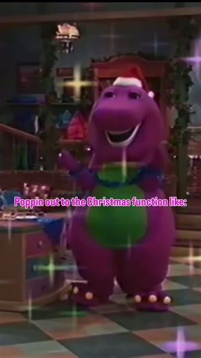 Tee-Riffic Tributes on Instagram: "Fashionably late…Christmas style 💜🎄🦖 • • • Merry Christmas Barney Fans! #barney #barneythedinosaur #merrychristmas #memes #nostalgia"