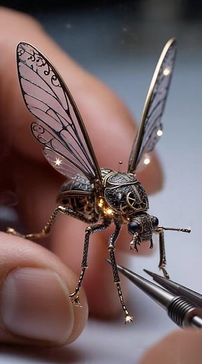 Watchmaker Assembles Mechanical Beetle – Precision Craft