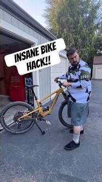 Stop Lifting Your Bike Like This… (Easy Repair Stand Hack) #mtb #hack