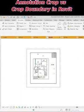 Annotation Crop vs Crop Boundary in Revit | Key Difference 🚀 #shorts #ytshorts #Revit