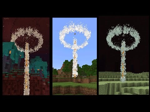 Working Nuclear missile in Minecraft (Bedrock command)