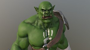 Orc Character - 3D model by Miguel Ravagnani (@ornitorrinco_on_fire)