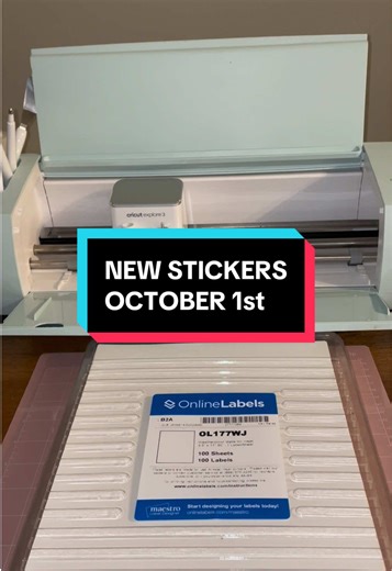 It’s been a fun past couple days! These stickers are turning out sooo cute!! OCTOBER 1st CANT COME SOON ENOUGH #handmadestickers #stickermaking #stickertok #cricutprojects #procreate