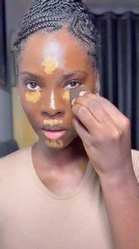 Makeup application as a first timer #makeup #makeuptutorial