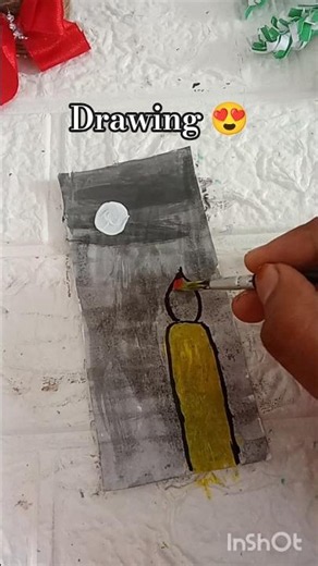 diy Moon 🌙 candle 🕯️ drawing #trending #painting #art #viralvideo #drawing #diy #viral #shorts #art