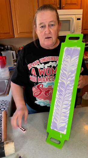 #homemadesoap #springtime #lilac #soapcutting it’s spring time that means it’s time for lilac. Here is my 2025 lilac Soap. | Ruby's Natural Essentials