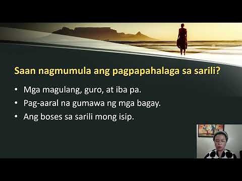 PART 1 Self-esteem (Pagpapahalaga sa Sarili)
