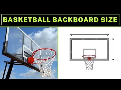 basketball backboard size / basketball backboard dimensions / basketball backboard dimensions