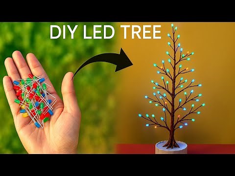 DIY LED Decoration Tree Making#ledidea #DIYLEDtree #LED light #decoration #light #light #craftideas