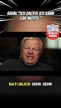 Kahn: "I thought I couldn't do anything at all"