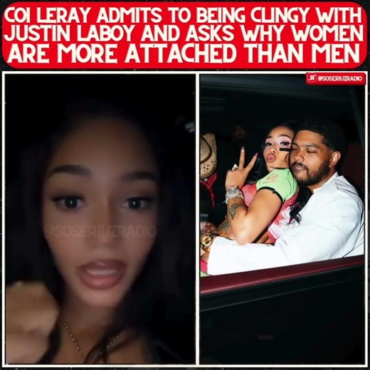 "IS IT A PERSONALITY TRAIT" COI LERAY WONDERS WHY WOMEN ARE MORE CLINGY THAN MEN!!!