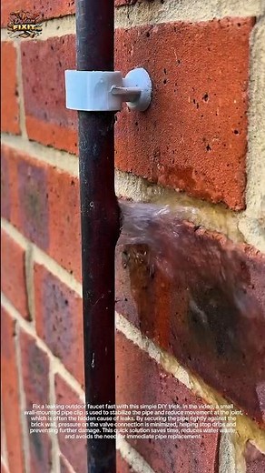 🔥 Genius Outdoor Faucet Leak Fix in Seconds! DIY Plumbing Hack That Actually Works