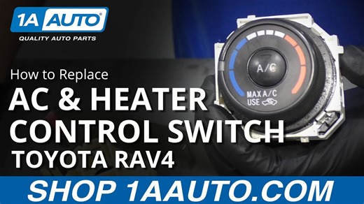 How to Replace AC Heater Control Switch 2005-16 Toyota RAV4