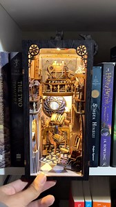 FancyNooks on Instagram: "Well if you are sure, better be…  . . . . #miniature #diy #booktok #reels #bookstagram #booklover #diyprojects #harrypotter"