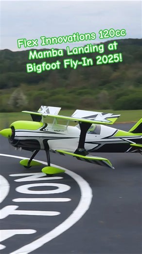Flex Innovations 120cc Mamba Landing at the BIGFOOT Fly-In! #new #aviation #rcplane