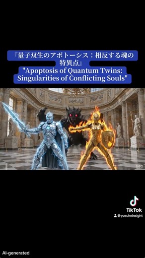 "Apoptosis of Quantum Twins: Singularities of Conflicting Souls"