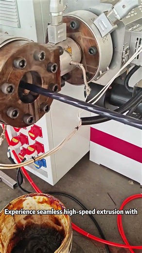 Unbonded steel strand cladding equipment, high speed and stable