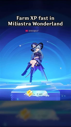 esqpur on Instagram: "FARM XP FAST IN MILIASTRA WONDERLAND #genshinimpact #hoyocreators #MiliastraWonderland"