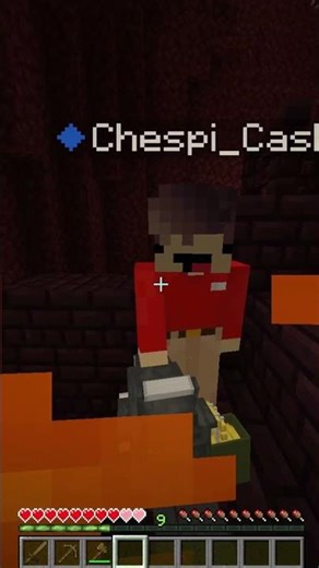 Speedrunning Minecraft but chained together...