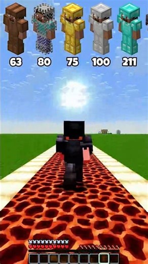 Minecraft armour best protection #minecraft