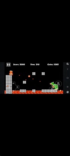SMB - Android:The Bowser of Level 80. #shorts #mario #bowser #bowserfight #podoboo #flame