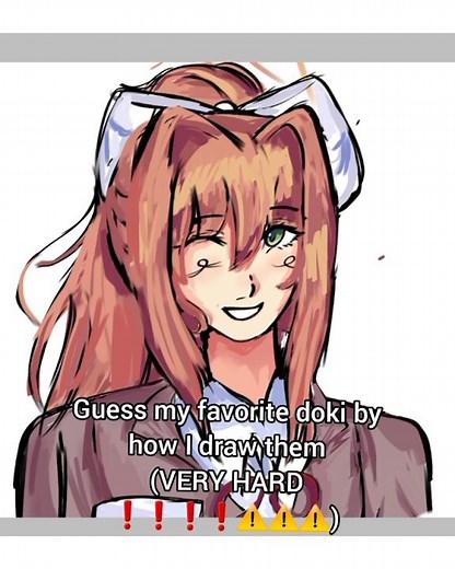 mmm i think it's kaori #trending #ddlc #monika #sayori #natsuki #yuri #art